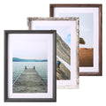 Hot Selling Customized MDF Photo Display Frames Solid Black Multi-sized Picture Paper Wrapped Customized Color Picture Display