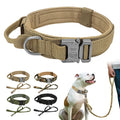 Tactical Dog Collar Perro Taktisches Hundehalsband Ensemble Collier Avec Laisse Chien Nylon Coleiras Para Caes Grandes Collar MegaBDM