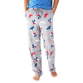 Winter Thermal Flannel Cartoon Print Combo Pajama Pants Customizable Soft 100% Polyester Unisex Sleepwear with Pockets