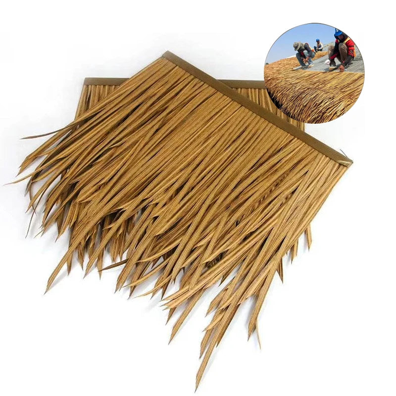 Cheap Synthetic Grass Thatched Roof Made in China