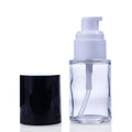 Ready to Ship 30ml 50ml Glass bottle Cosmetic Pump Bottles Empty Face Cream Lotion Bottle 1oz Foundation container