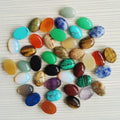 Huiying Natural 10*14mm Oval Cabochon Loose Gemstone Crafts
