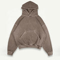 High Quality Custom 3D Printed French Terry Fleece Hoodie Oversized Stonewashed Puff Technique Pullover 100% Cotton Winter ODM