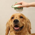 Pet Dog Cat Bath Brush Massage Brush Hair Grooming Cleaning Supplies Shampoo Dispenser Cat Dog Bathing Brushes