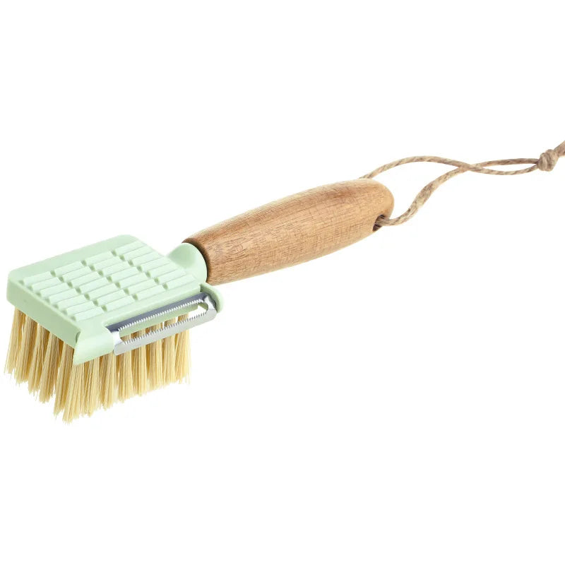 Multifunctional Fruit Scrubber Brush Potato Scrub Vegetable Scrubber Brush Fruit and Vegetable Brush with Peeler