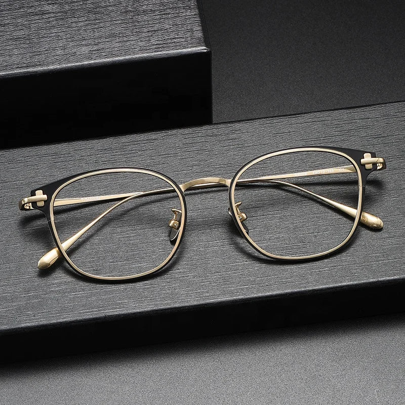 Hot Sale MELLOW 2025 Vintage Luxury Classic Design Eyeglasses Old School Optical Glasses Frames Trendy Classic for Men