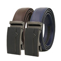 LQbelt Men Automatic Buckle Belt Ratchet Belts for Men Genuine Leather Belt Wholesale Waistband Factory Custom LOGO