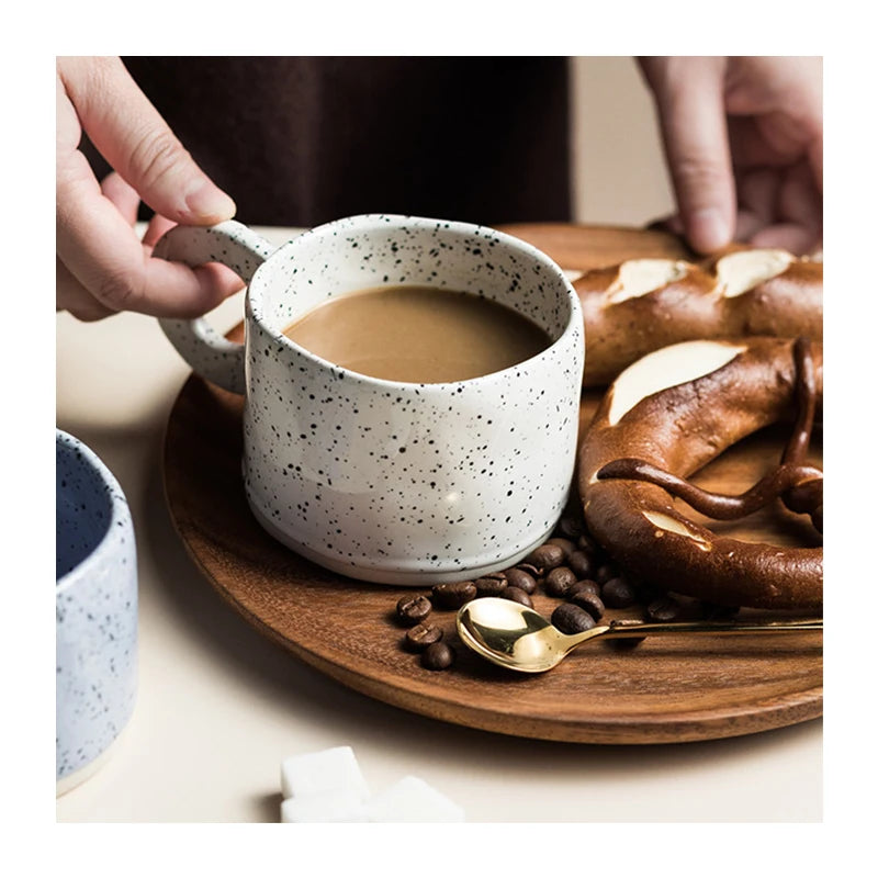 Luxury Cappuccino Ceramic Custom Cup Porcelain Coffee Cup Set Espresso Coffee and Tea Cups