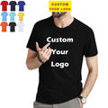 OEM Custom Half Sleeve T-Shirt Breathable Woven Solid Work Clothes Embroidery Short Sleeve Advertising T-Shirt Printing