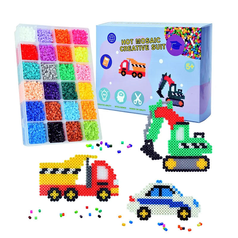 Diy Plastic Color Box Hama Beads 5mm Perler Educational Toys Ironing Beads Set Hama Fuse Beads Kits