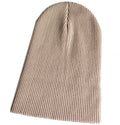 Adult Mens Acrylic Warm Winter Many Colors Blank Double Knit Super Stretchy  Cuff Beanie 11 Inch Long Beanie