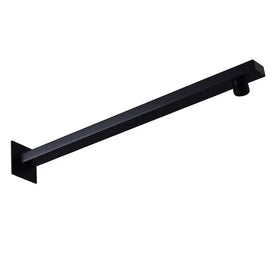 Modern Black Square 400MM Length Bathroom Recessed Shower Extension Arm Kit