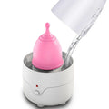 ECOAMOR High Temperature Steam Cleaner Portable Menstrual Cup Steamer White PP Material