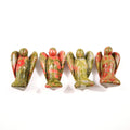 Huiying Wholesale Bulk of Natural Stone Unakite Angel Carved Beautiful Statue Crafts 1.5 Inch
