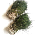 Natural Glittery Iridescent Green Peacock Flue Feather Peacock Strung Herl Feathers for Costumes Decoration Fly Tying Materials