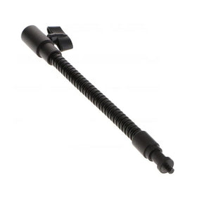 Flexible Stainless Steel & Iron Gooseneck Camera Arm Mount with Black Finish-Multi-Use Home/Office/Public Place Web Camera Stand