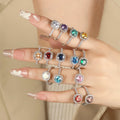 Fine Jewelry Rings Silver 925 Rings 18K Rose Gold Jewellery Fashion Wedding & Gift Ring for Women Jewelry