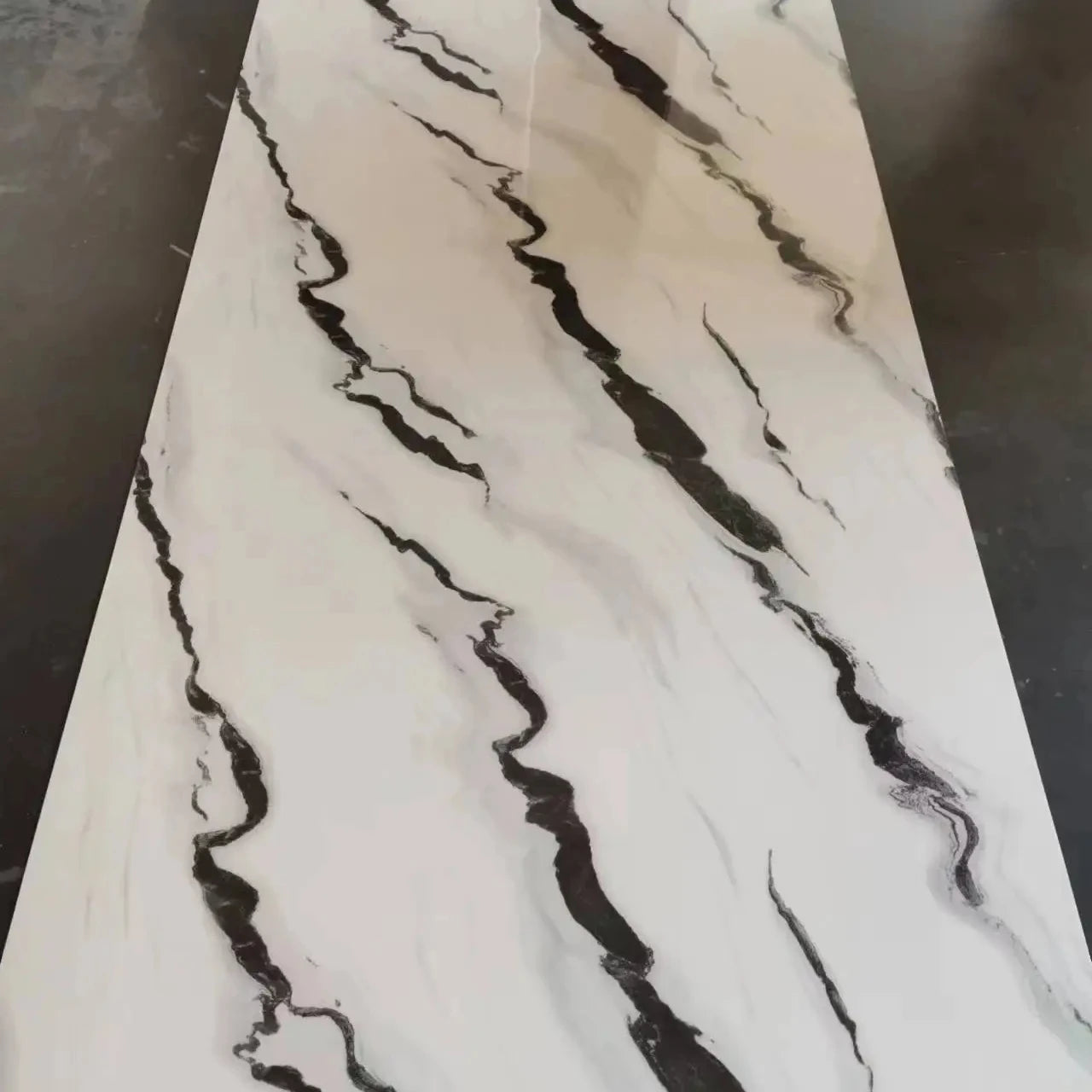 1.2*2.4m TV Background Wall Decoration Adhesive Wallpaper Marble Tile Sticker