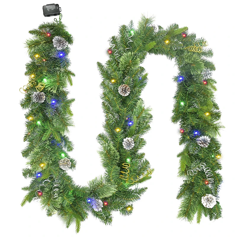 Factory 9ft Outdoor Christmas Decorations PVC Lighted Christmas Ornaments Environment Friendly Handmade