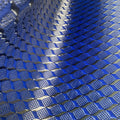 Cheap Factory 3K 240gsm Blue  Mix Stereoscopic Aramid Carbon Hybrid Jacquard  Fiber Fabric Solid