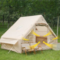 Large 12ãŽ¡ All-Season Waterproof/Windproof Inflatable Tent for Outdoor Camping Quick Setup Blow-up Tent
