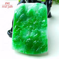 Myanmar a Type Carved Character Brand Jade Pendant Positive Green Landscape Pendant Emerald Pendant 96.26 MegaBDM