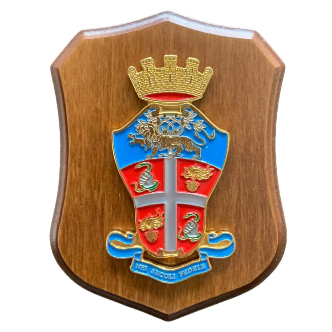 Royal of Oman Custom Wooden Shield Metal Award Solid Wood Shield Commemorative Trophy Plaque with Box
