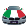 Custom Car Mirror Cover Bonnet Flags 100%Polyester Custom Italy Italian Car Hood Flag
