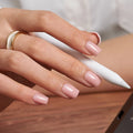 BTArtbox Soft Gel Pastel Pink Press on Nails Set With Glue Wholesale Short Square Handmade Ready Made False Fake Nails Press on