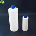 Customized Design 250ml 1L HDPE Plastic Liquid Container Round White Green Water Bottle for Storage and Packaging