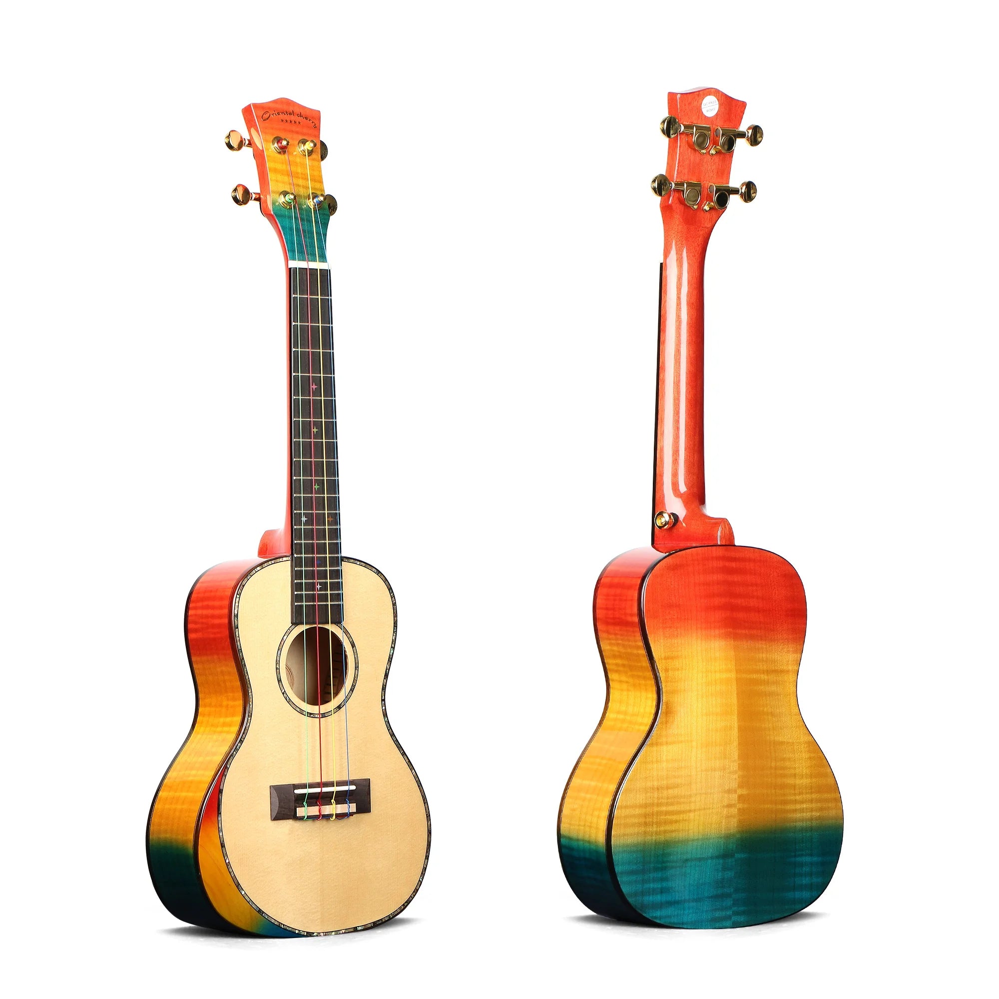 W-D14-24 Oriental Cherry China made 24 inch Ukulele Concert Spruce Ukulele W-D14-24