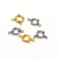 BSCI AUDIT Factory Stainless Steel Spring Ring Clasp Sailor Clasp with Loops Jewelry Making Findings & Components