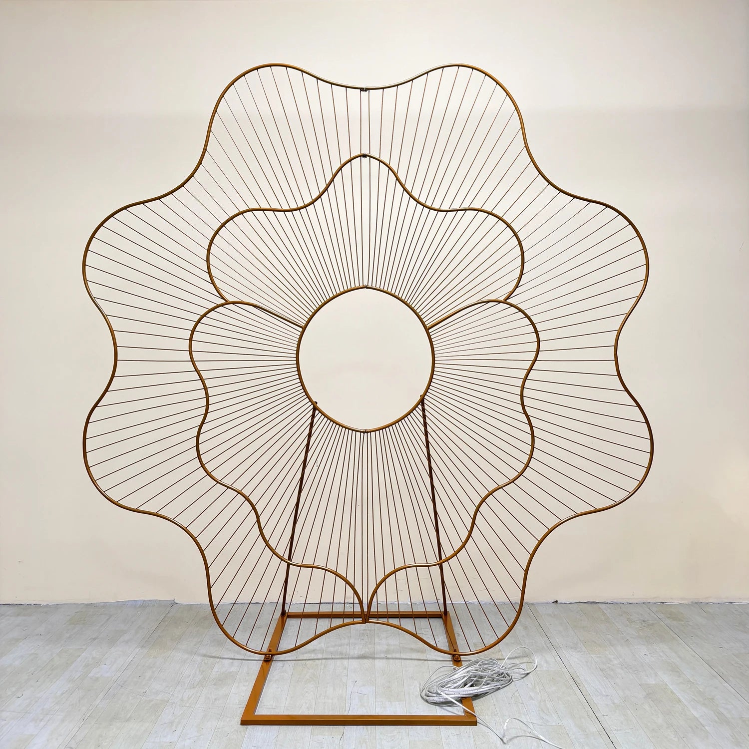 LDJ991Wedding Flower Iron Road Guide Hot Sale Led Metal Arch Background Frame for Wedding Party Decoration
