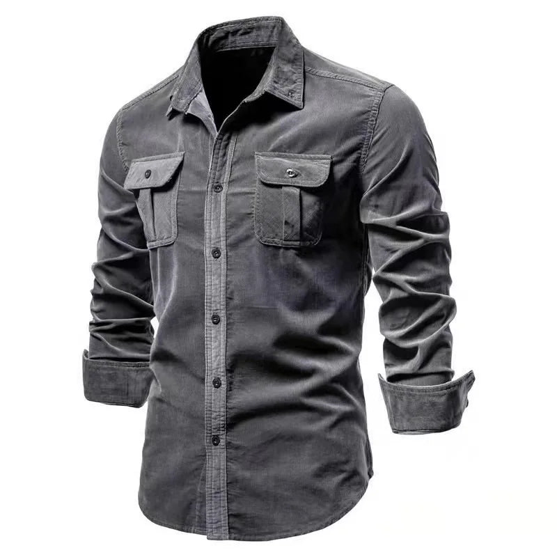 Wholesale Customized Large Size Men's Shirt Long Sleeve Printing Casual 100% Cotton Design Formal Casual Fabric Men's Shirt
