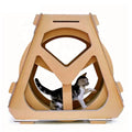 Pet Cat Running Wheel Exercise Treadmill Rotation Cat Scratcher Board Corrugated Paper Sports Climbing Frame Cat Wheel Treadmill