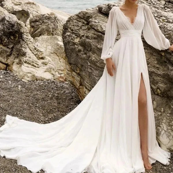 S1143T High-End Elegant Bride Gown Vintage Royal Design With Lace Decoration Satin Wind Light Luxury Spring Wedding Dress