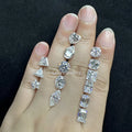 Wholesale 1ct 2ct 3ct D VVS1 Asscher Marquise Heart Pear Oval Emerald Round Baguette Cut Loose Gemstone Stone Moissanite