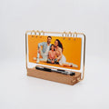 Custom Desktop Advent Calendar Sublimation Blanks Photo Frame With 7 Sheets PET Film
