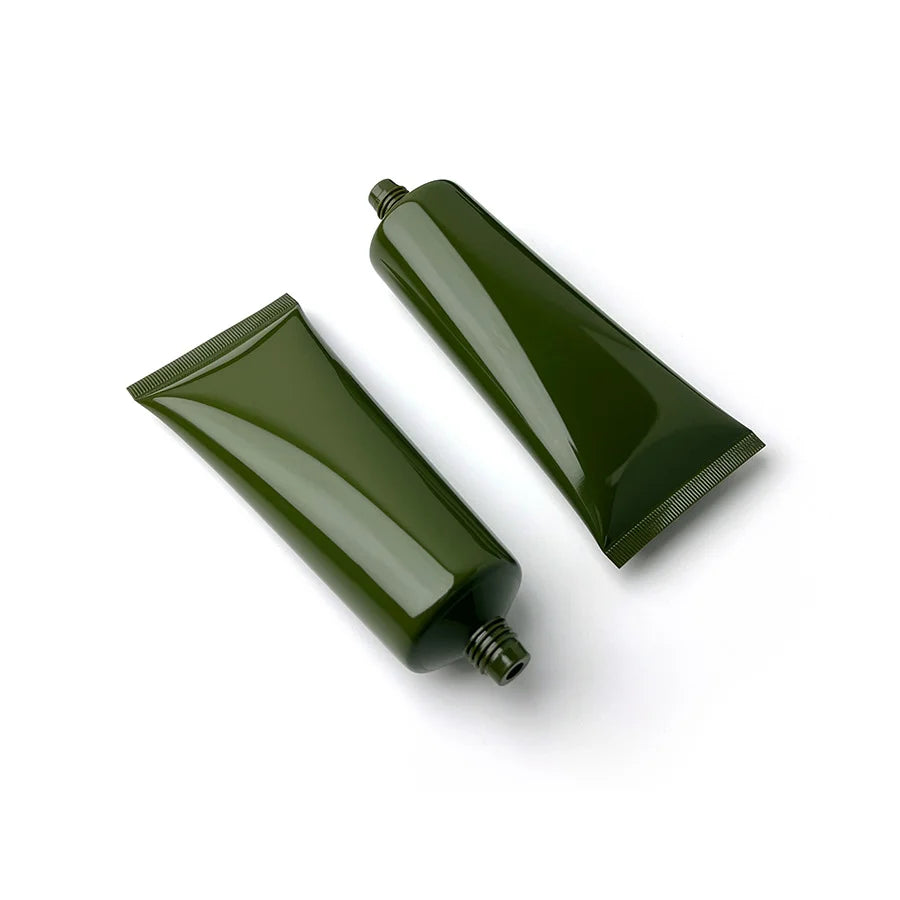 Custom Color 100g PET Plastic Tube for Skin Care Cream Face Wash Face Mask Empty Container Packaging Cosmetic Lipstick Screw Cap