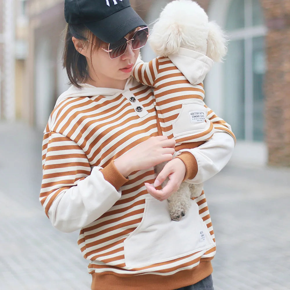Wholesale Striped Human and Dog Matching Sets