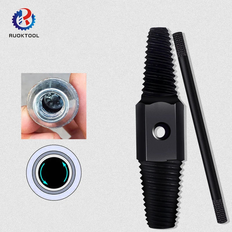 Wire Water Pipe Bolt Remover Plumbing Double-head Tap Faucet Valve Damaged Broken Screw Extractor MegaBDM