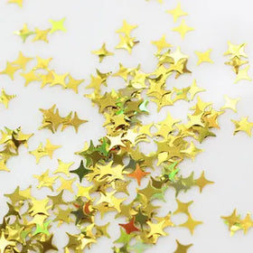 Glitter Four Point Star Sequins Paillette for DIY Craft Nail Art Decor Slime Filler
