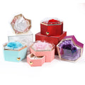 Factory Direct Wholesale Custom Clear Acrylic Natural Shape Luxury Flower Gift Box for Christmas Graduation Thanksgiving