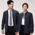 2025 Business Standing Collar Soft Winter Jacket Men Threaded Cuffs Jacket for Men logo Customize Jacket
