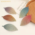 New Arrivals Autumn Winter Cute Gradient Leaf Shaped Hair Clips Ladies Hair Accessories Sweet Hairpin Wholesale