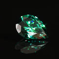 SICGEM Factory Price 5x8mm 1ct Brilliant Cutting Pear Shape Green Synthetic Moissanite Loose Gemstones for Jewelry Rings