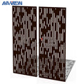 Modern Design Metal Aluminum Laser Perforated Decorative Grille for Hotel Room Partition Curtain Wall Villa Fence