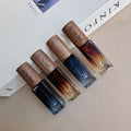 Amber Dark Blue  Square Perfume Spray Empty Bottles with Wooden Cap 5ml 10ml 15ml Roller Bottle Glass Perfume Bottle
