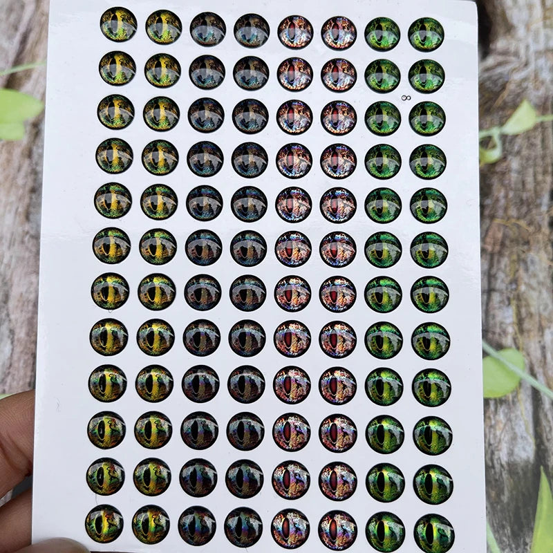 Plastic Fish Eyes Four Color 3d Fish Eyes With Effect  3d Eyes for Fishing Lures