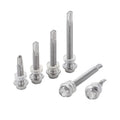 Extreme Corrosion Resistant DIN 7504K Screws Geomet Coated Carbon Steel Stainless Steel for Coastal Roofing